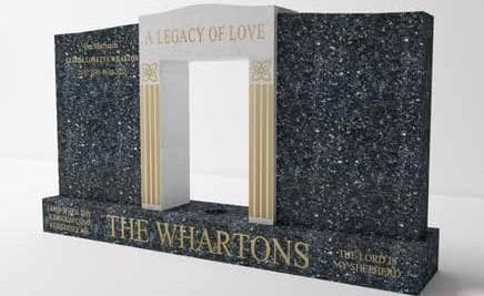 A-422 — Columns/gate monument (The Whartons)